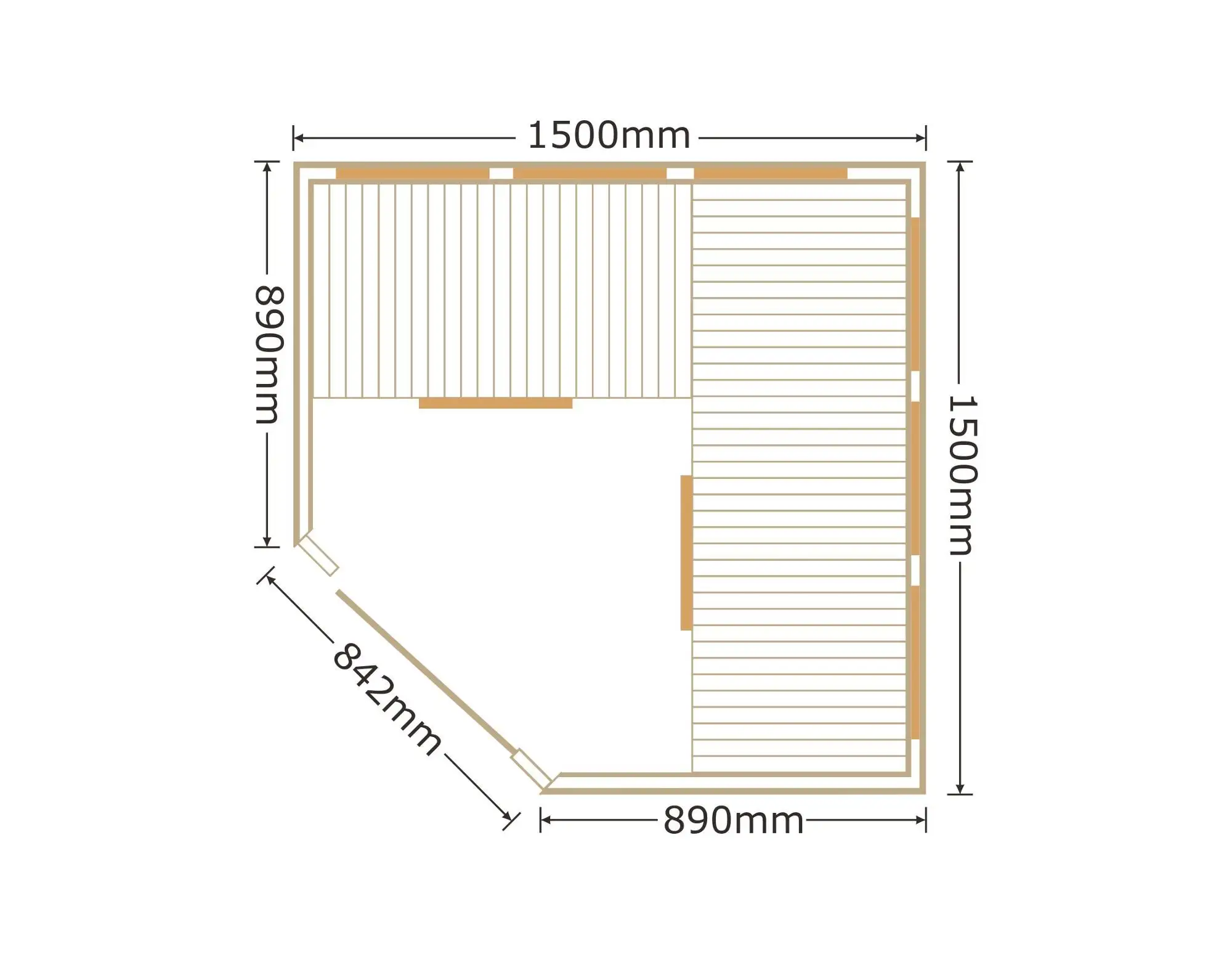 Cryo Sauna Single Control Panel 2500W Sauna Wooden Far Infrared Dry Steam Indoor Sauna Hemlock Equipment