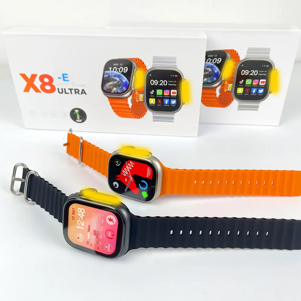 Factory Original X8e Ultra 4g Smart Watch With Sim Card 2inch Android
