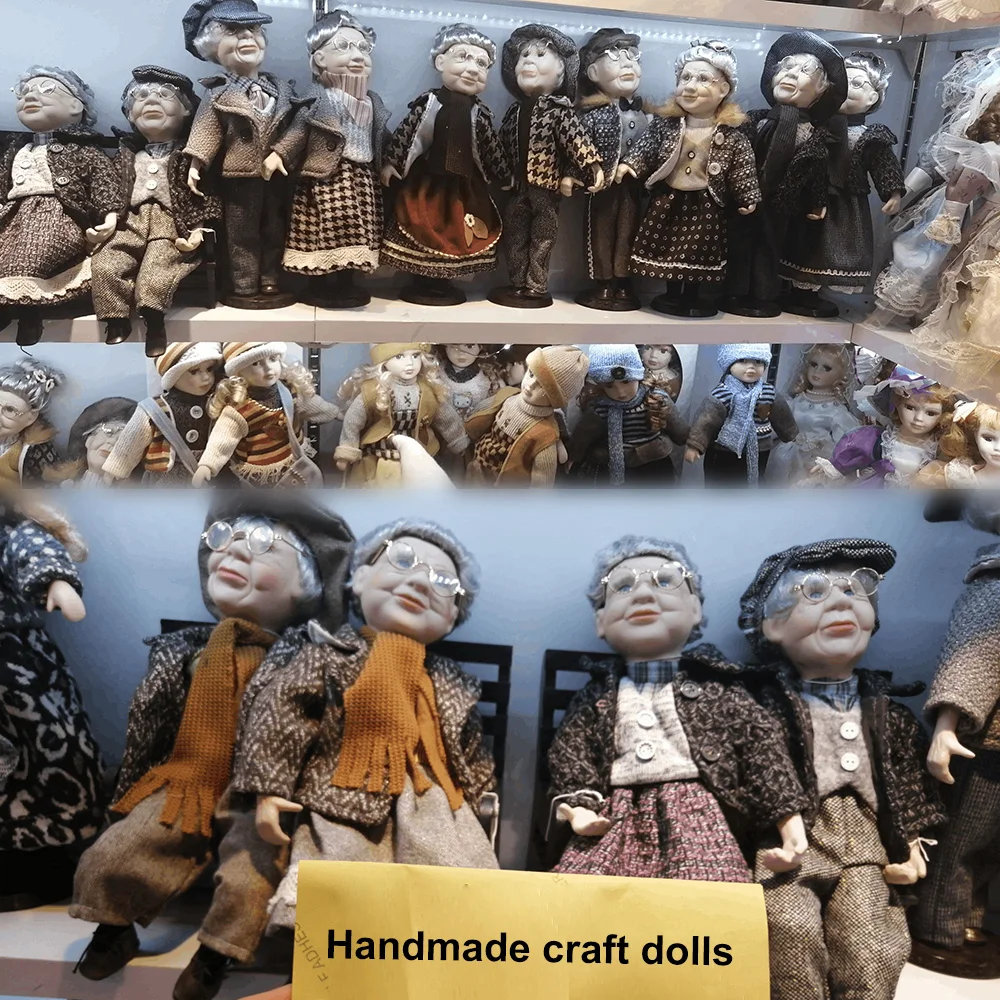 Wholesale Customized Handmade Soft Stuffed Baby Doll Gifts Black Ballet Girl Doll Rag Dolls Set for Girls