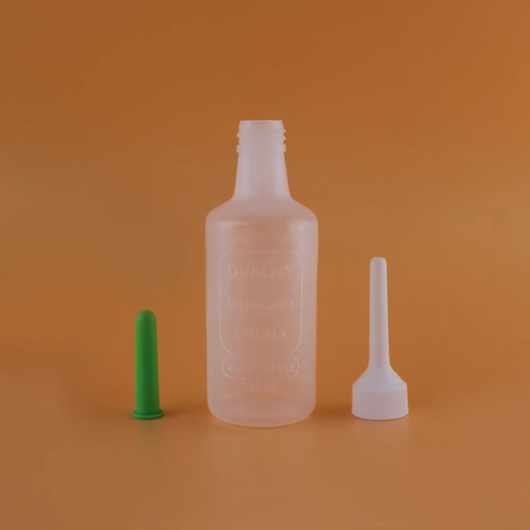 120ml Ldpe Enema Bottle with Enema Nozzle Disposable Plastic Bottles