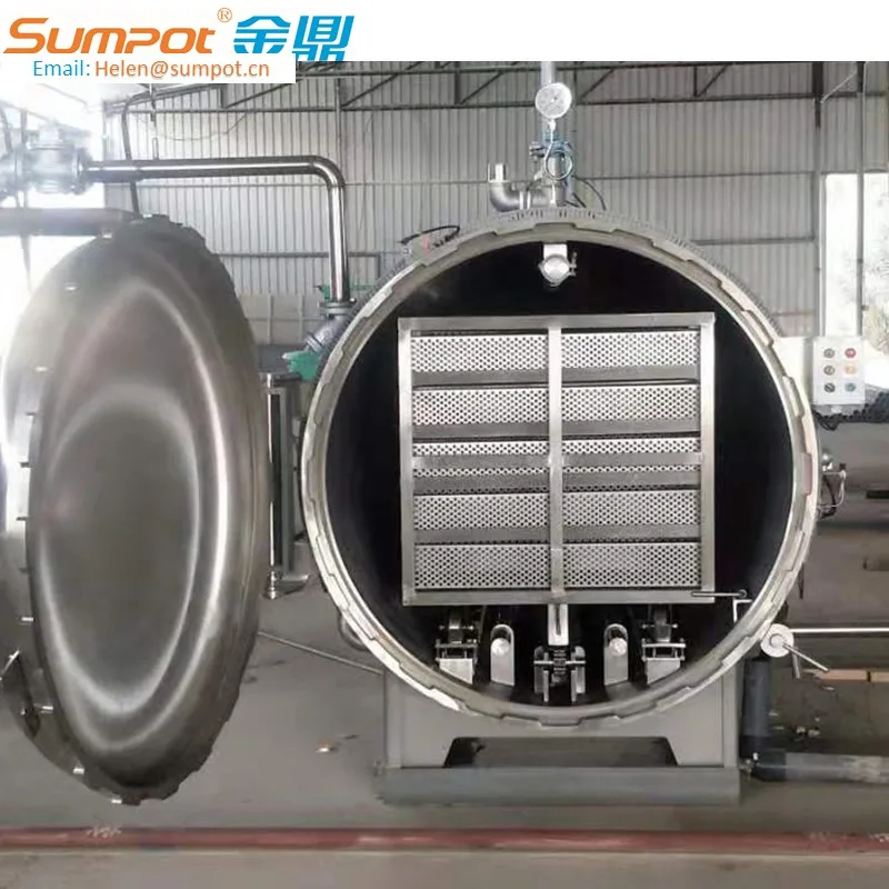 Automatic Food Industry Cooking Equipment Crab Seafood Steam Cooker
