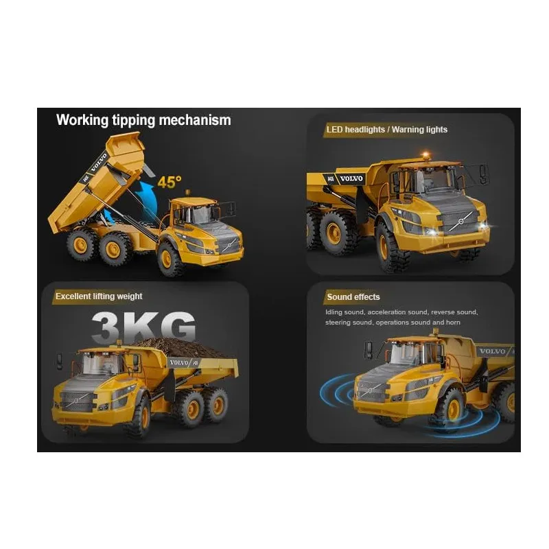 Double E 1:20 アロイダンプトラック Double E 1:20 アロイダンプトラック