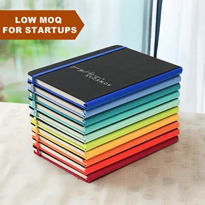 New Arrival Custom Logo A5 A6 Notebook Colorful Pu Leather Design Printing Line Grid Dot Page Planner Diary Journal for Student
