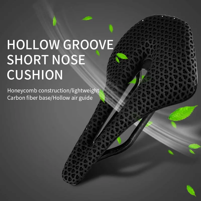 3D-geprint fietszadel Ultralicht koolstofvezel Holle comfortabele