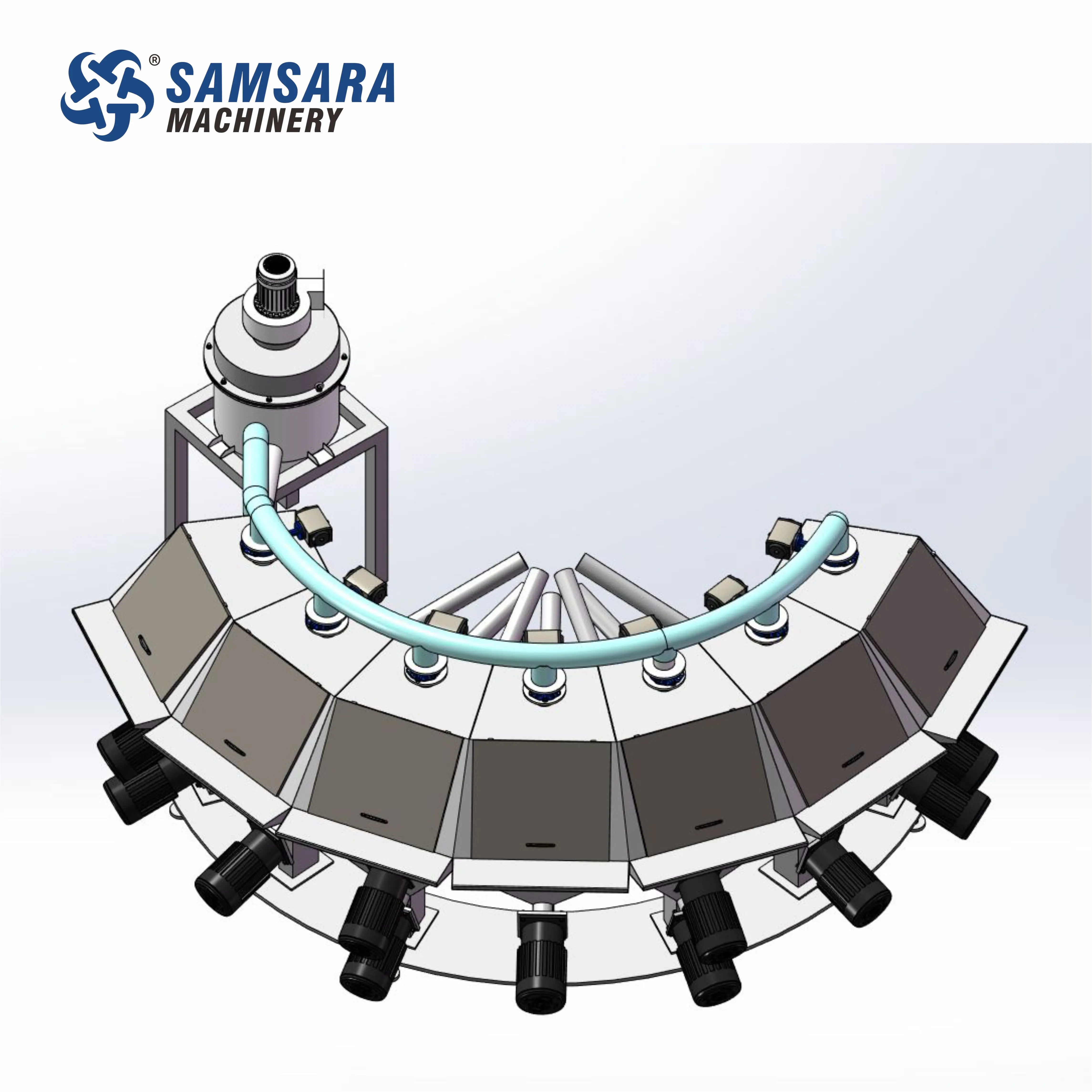 PVC Gravimetric Dosing Mixing System Automatic Compound System Plastic Industrial Dosing and Batching System Machine