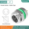 M8-A-2 female M12*1.0