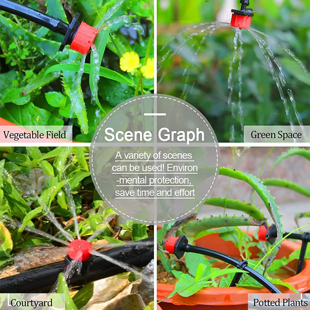 Adjustable Dripper Irrigation System Complete Irrigation Kit for 1 Hectare of Papaya Trees