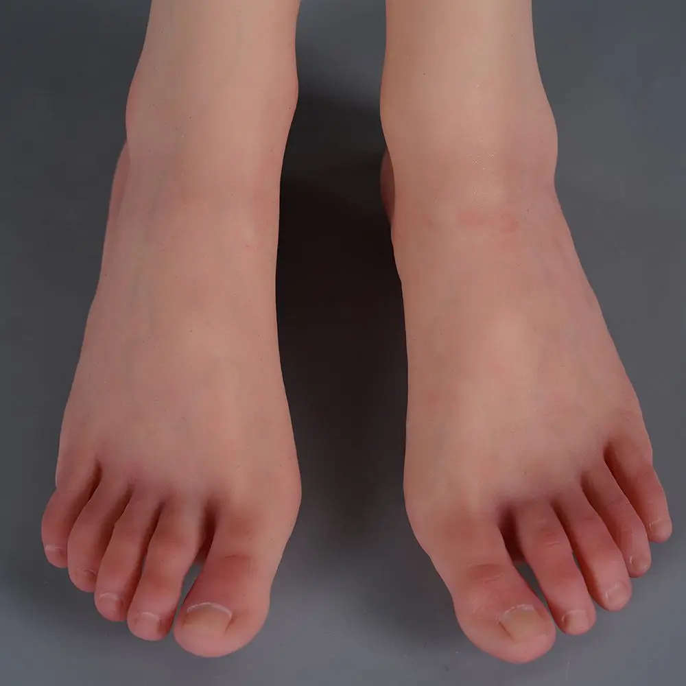 Nail Art Practice Female Mannequin Foot Fetish Simulation Silicone