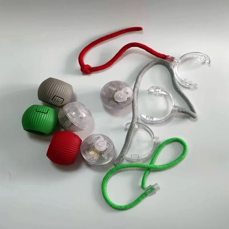 Interactive Cat Toys Balls Interactive Rolling Dog Ball Cat Toys Ball for Indoor Cats with Long Tail Fast Rolling on Carpet