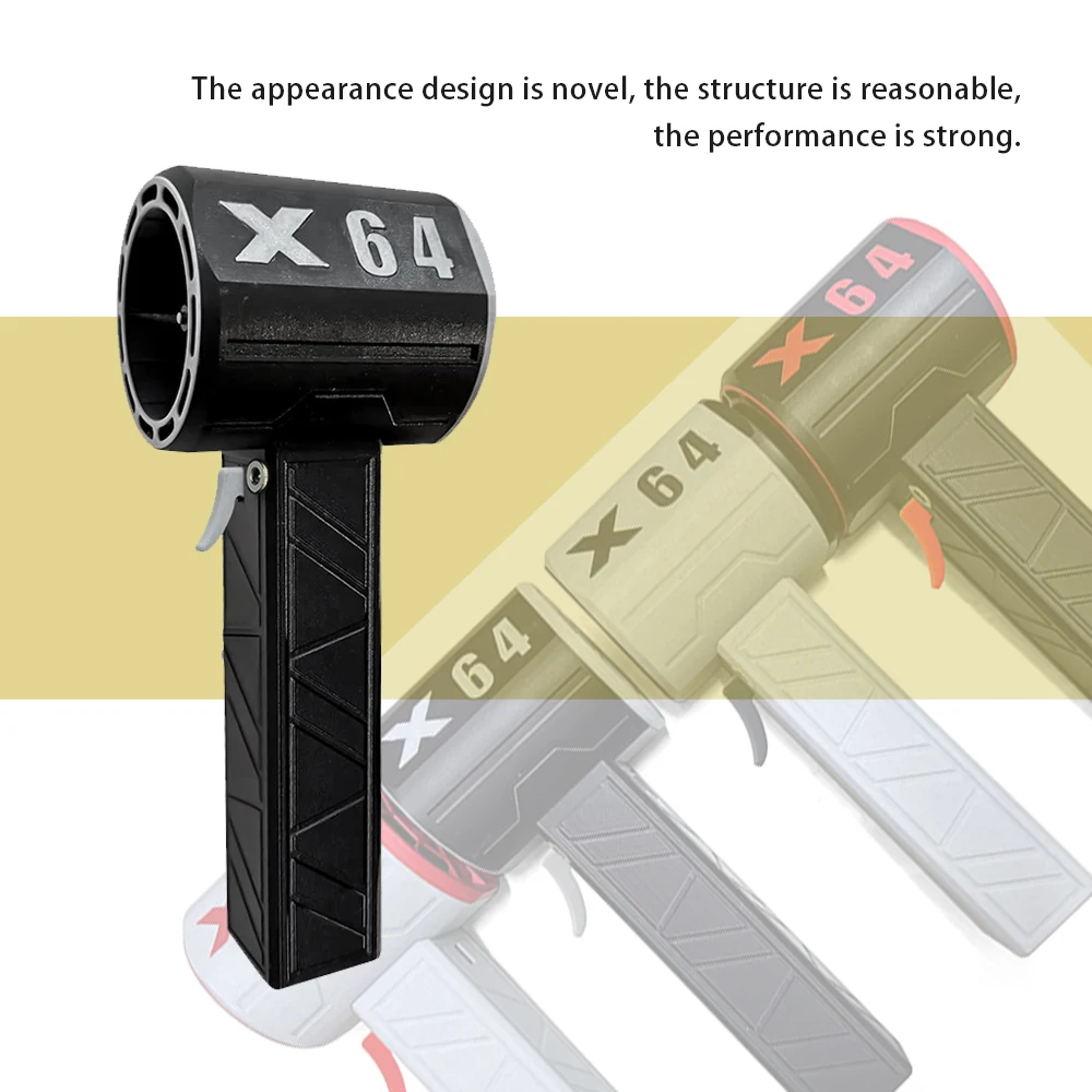 8000mAh Handheld Fan X64Pro Dust Removal Type-C+DC Fast Charging Intelligent Temperature Control 1400g Thrust Car Cleaning Tool - view 5