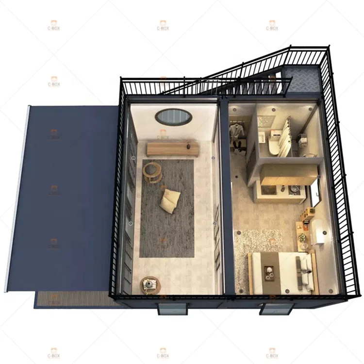 Prefabricated Ready Made Economical Portable Living Tiny Home Modular Luxury Prefab House for Sale