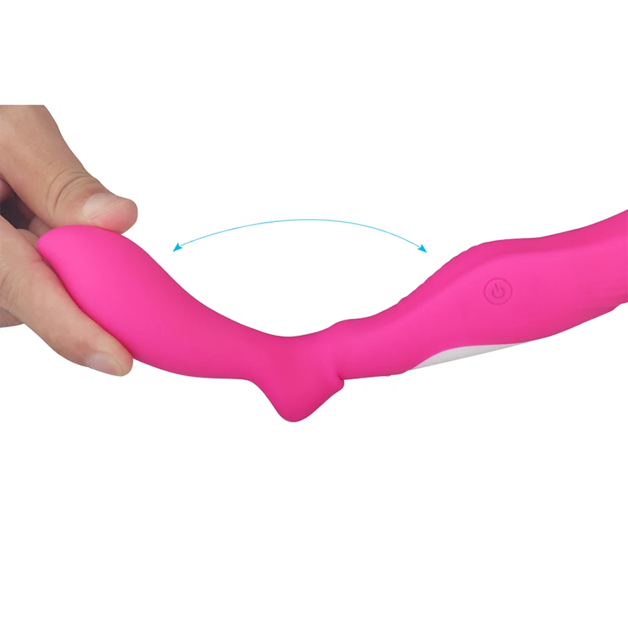 Vibrating G Spot Double Dildo for Women | 9 Vibration Modes & Waterproof |  Ideal Lesbian Sex Toy for Couples