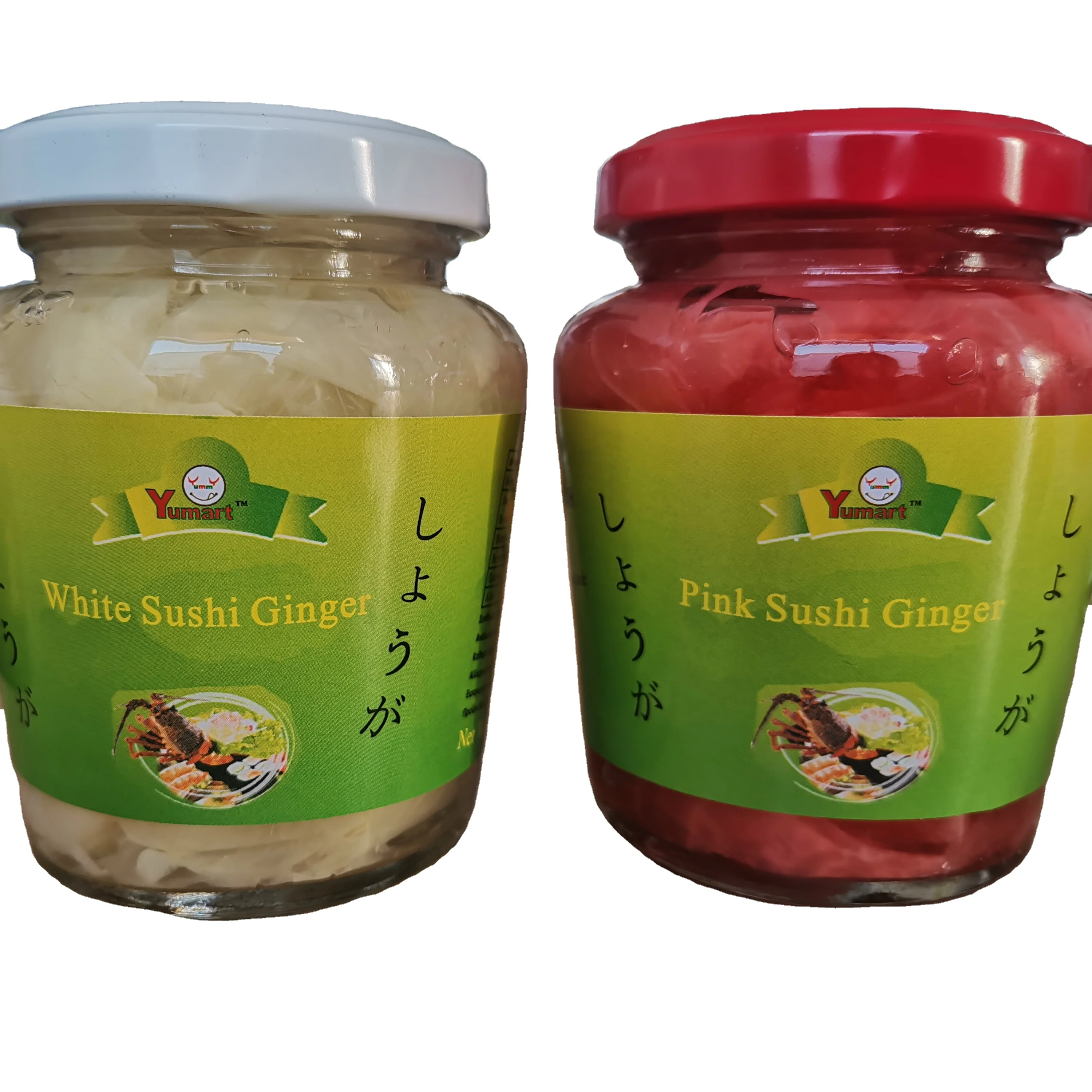 Wholesale Chinese Pickled Vegetables Commonly Used in Japanese Cuisine Kimchi Productionwithe and pink  Pickled Sushi Ginger