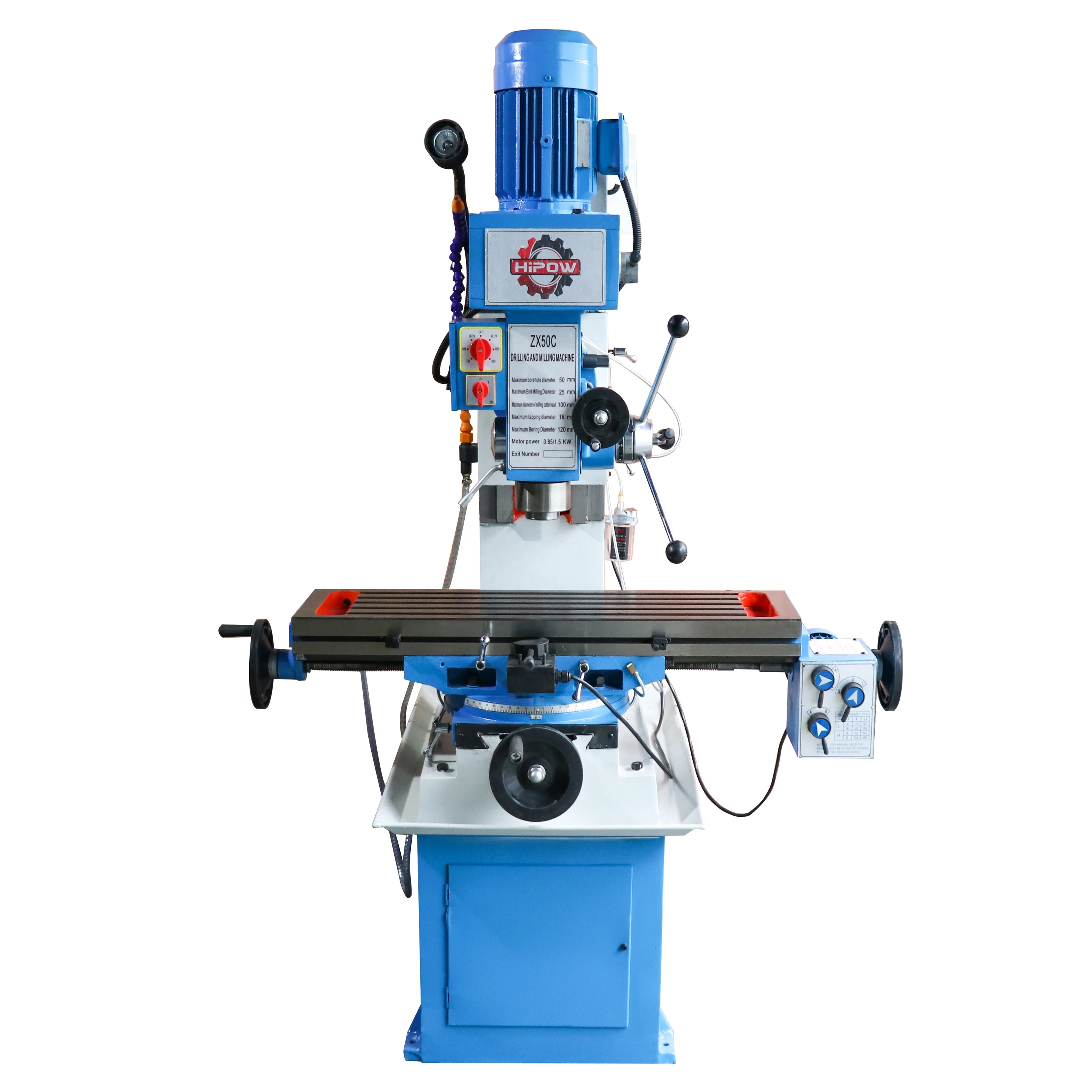 ZX50C Vertical Drilling Milling Machine - Light Duty & Versatile