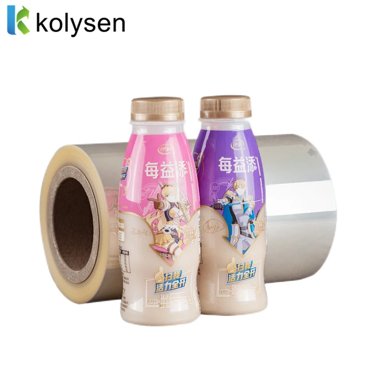 Pet Shrink Sleeve with Perforated and Tear Line Shrink Wrapping Plastic Drink Bottle Labels Soft Shrink Film