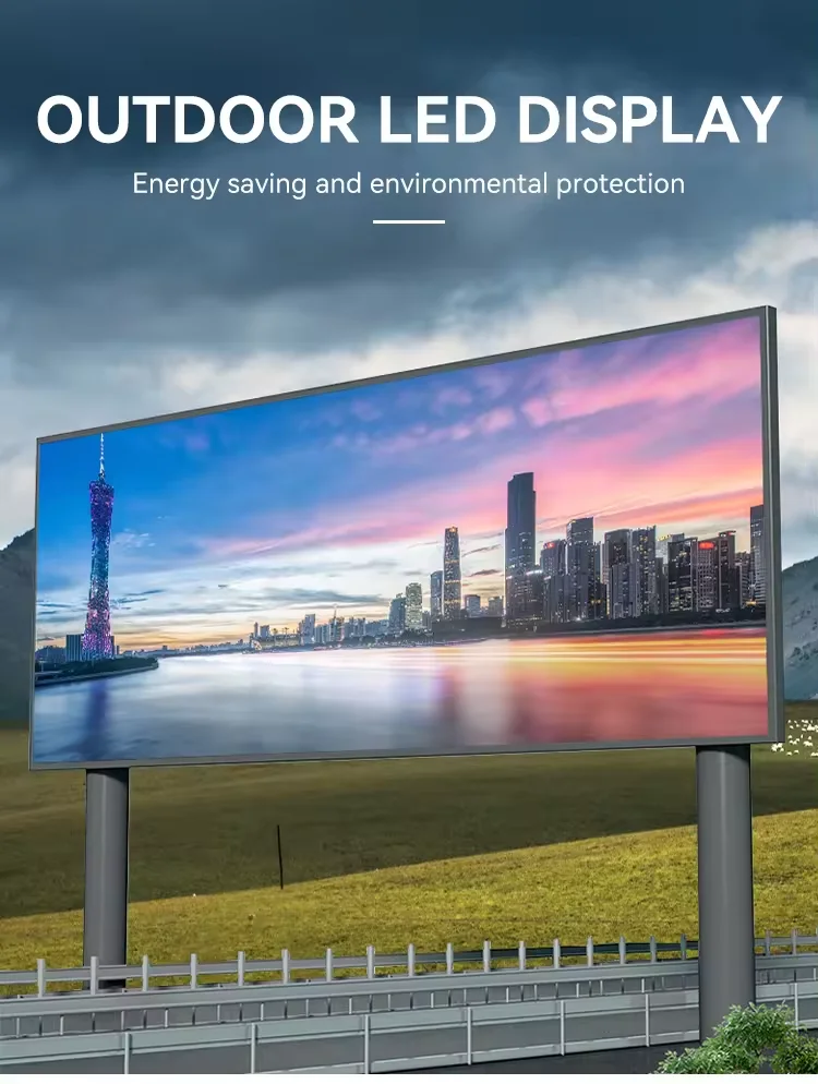3D Naked Eye P8 Waterproof Thin LED Display Screen Fixed Installation Outdoor LED Sign Panel details