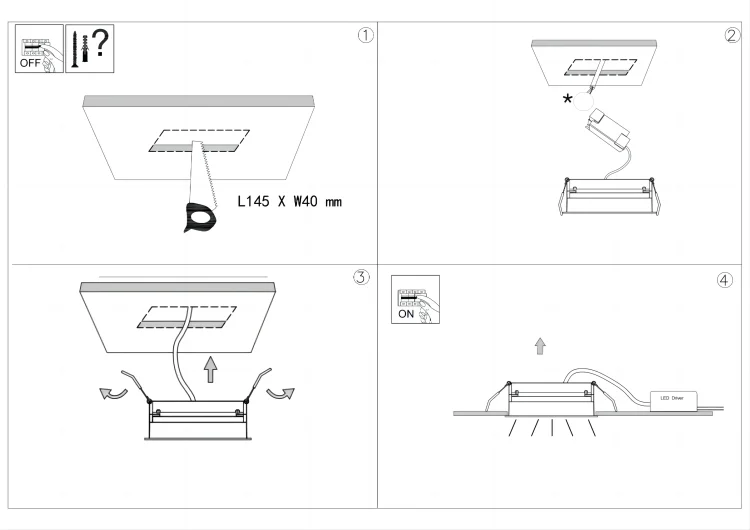 Transform Your Living Room With Our 3000k Integrated Led Ceiling ...