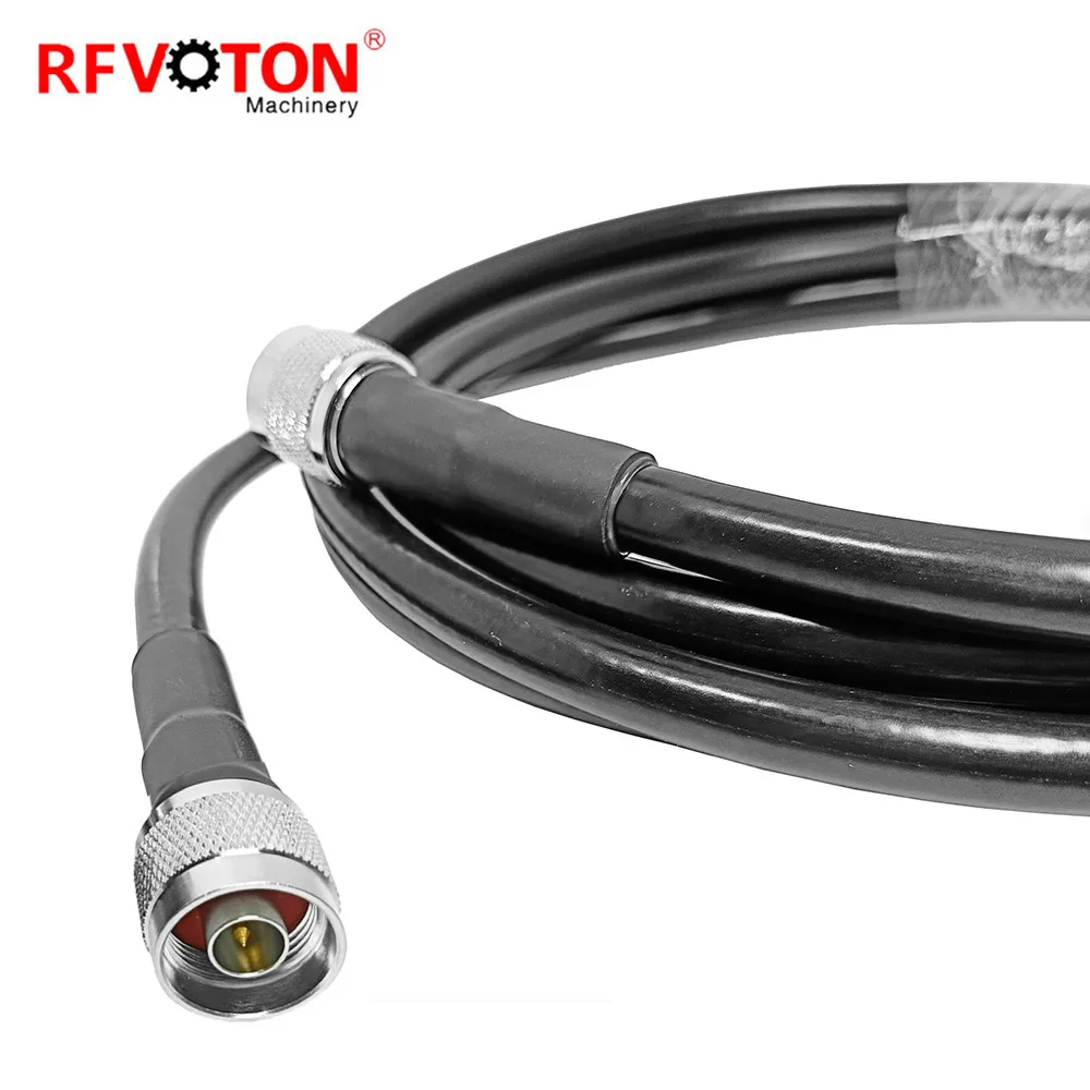 Manufactured Communication Cables N Male Plug  to n  Male Plug  Lmr400 RG8 Coax Jumper Cable Assembly