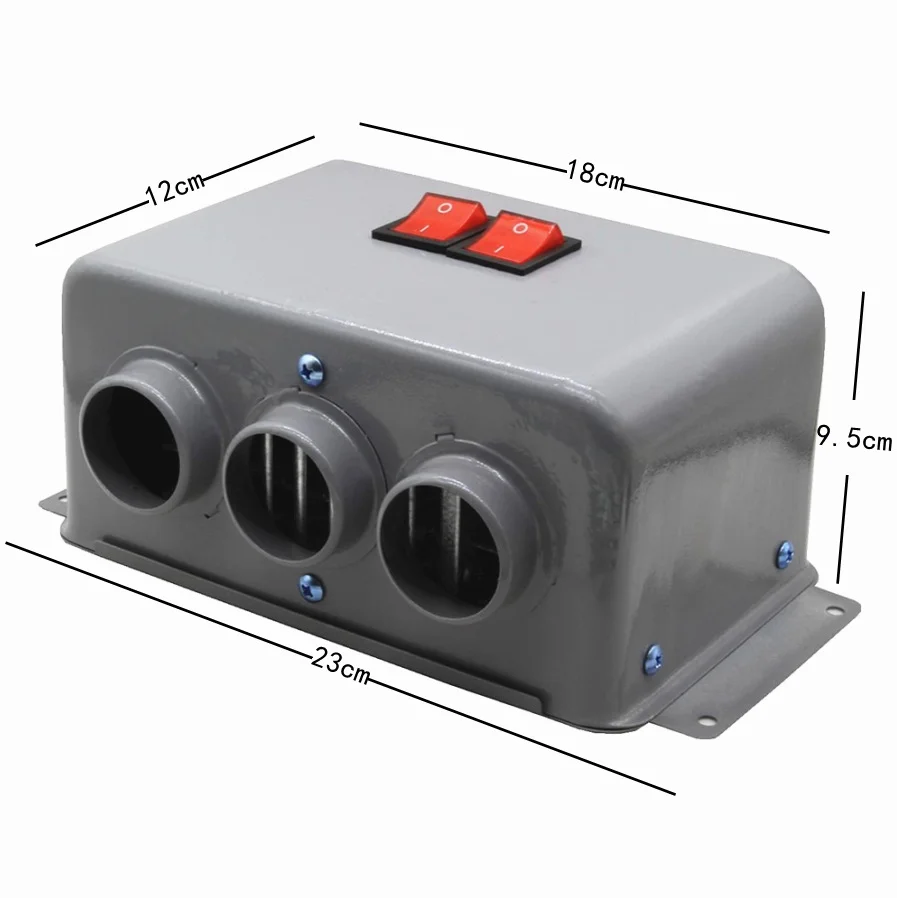 Портативный Электрический нагревательный вентилятор 800 Вт 12 В 24
