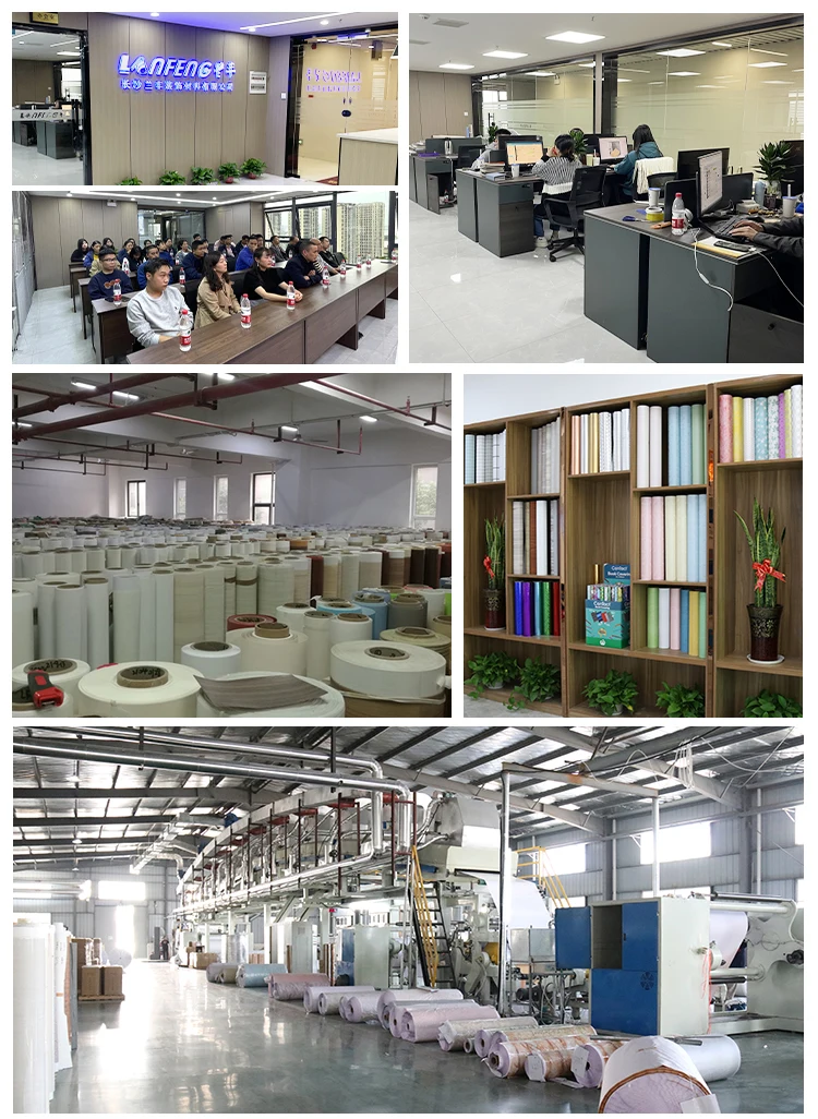 Self Adhesive Vinyl Flooring with European Style Wood Design for Indoor Use