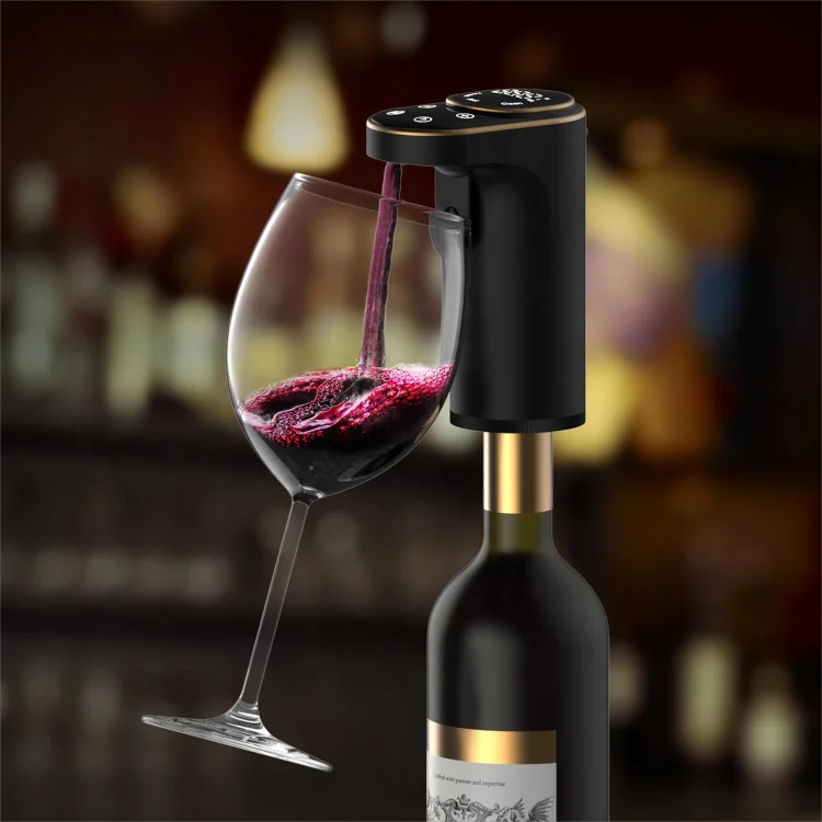 Customize USB Rechargeable Bar Tools Digital Display Automatic Drink Dispenser for Self Serve