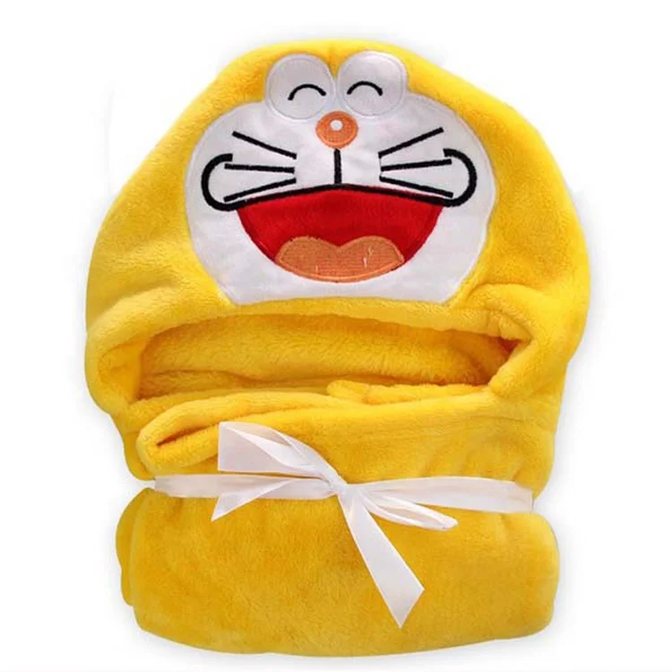 
Милый плюшевый детский халат с головой животного 