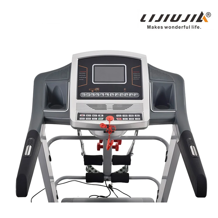 Lijiujia Easy Installation Big Shock Absorbing Springs Semi Commercial  Treadmill Sports Gym Equipment Multi Function Treadmill