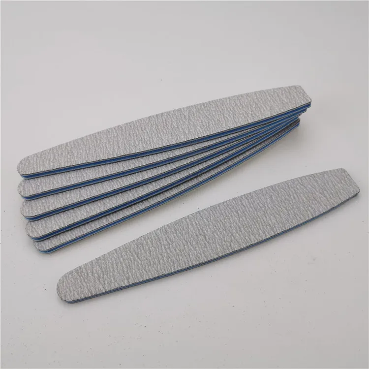 Wholesale Rectangle Square Customized Zebra Nail File Wide Gray Nail