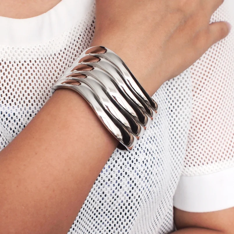 big metal bracelets