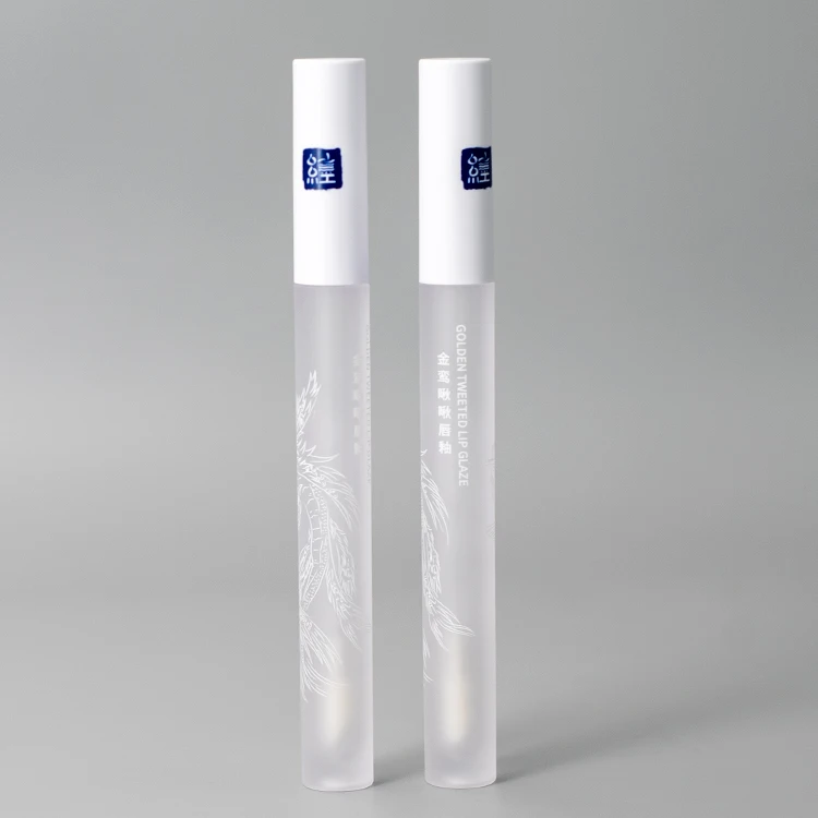 Liptint бутылка матовая упаковка подлежит вторичной переработке с двойными стенками матовый блеск для губ трубки изготовленный на заказ палочка трубки