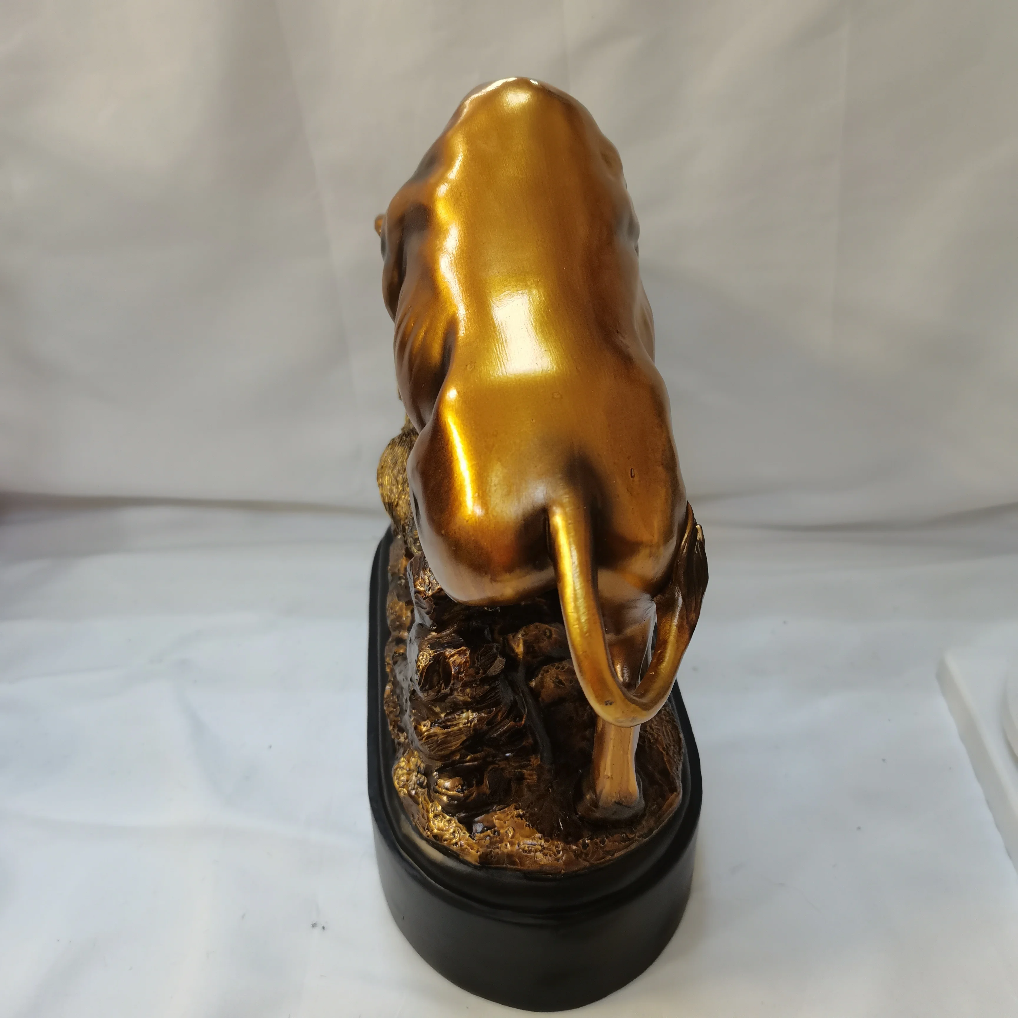 Уолл-стрит фондовой бирже бык Trouncing медведь Бронзовая статуя с основание постамента