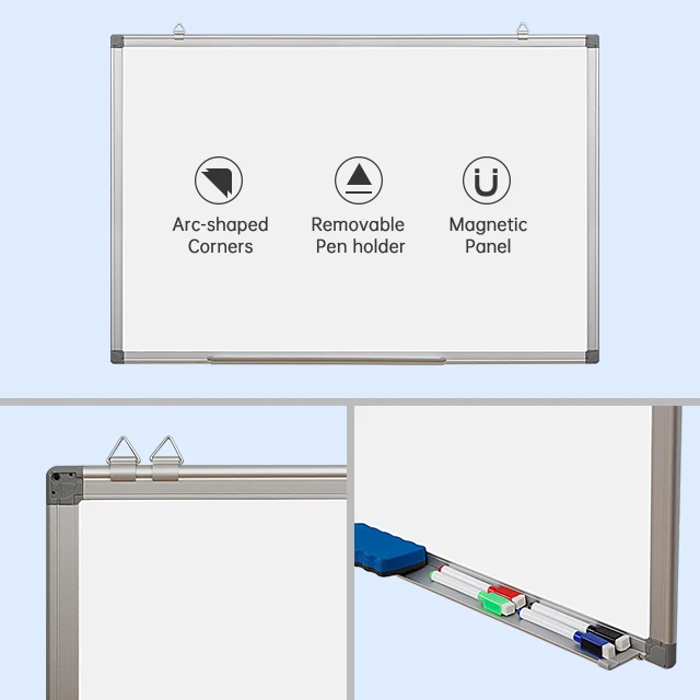 Хорошее качество сухая стираемая Магнитная белая доска с алюминиевой рамкой для
