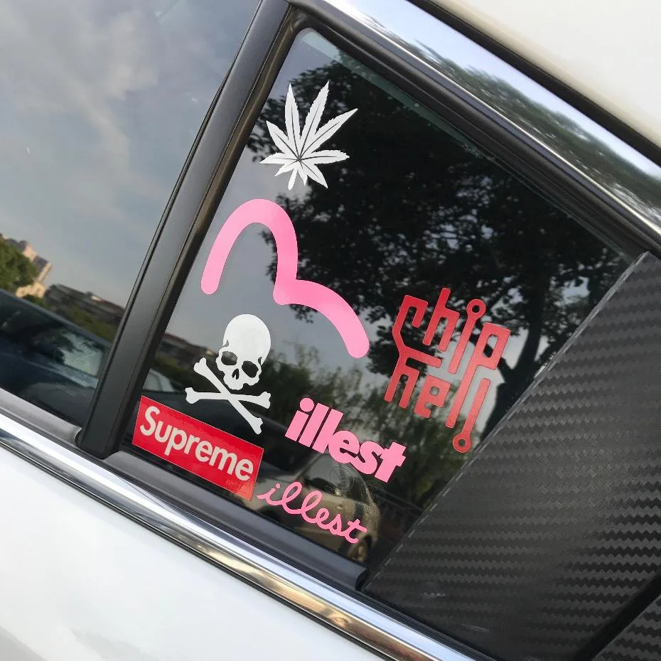 Supreme x LV Car Sticker