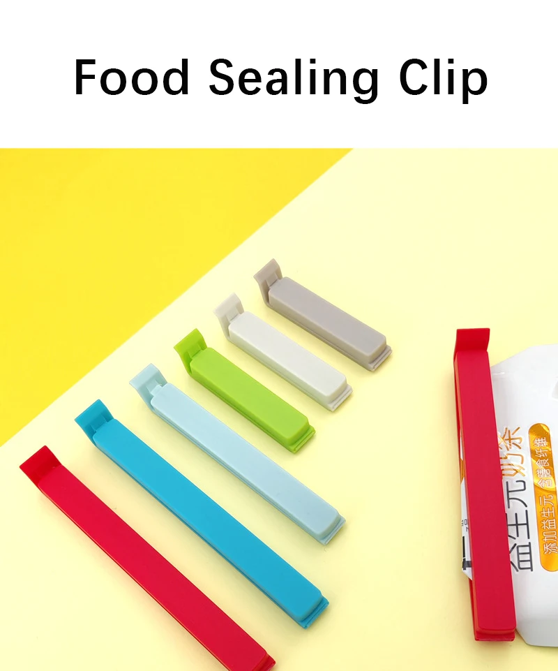 Food sealing clip 3 size snack bag clip tight sealing clamp