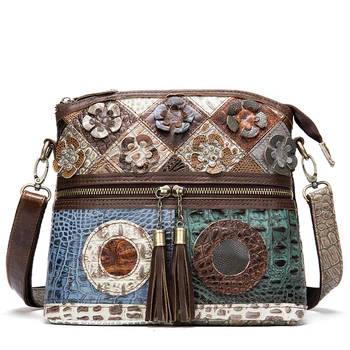 Westal 7339 luxury vintage designers handbags women shoulder bag genuine leather ladies messenger bag