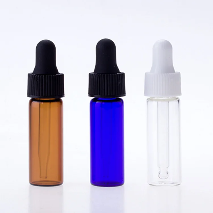Wholesale  2ml 3ml  5ml  7ml 10ml 15ml 20ml 25ml 30ml 40ml 50ml clear Amber Glass Vials Bottle for Laboratory Sample