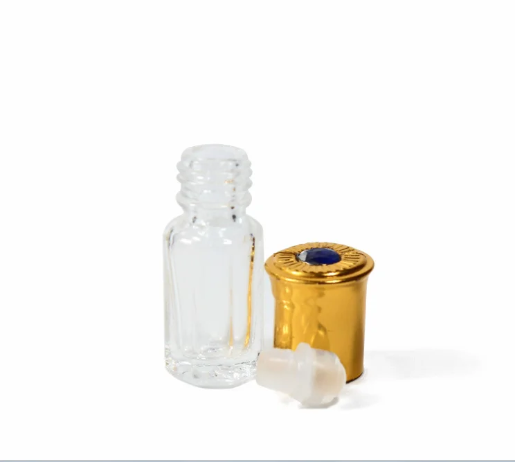3ml Glass Octagonal Bottles Essential Oil Bottles Glass Roll on Perfume Bottles