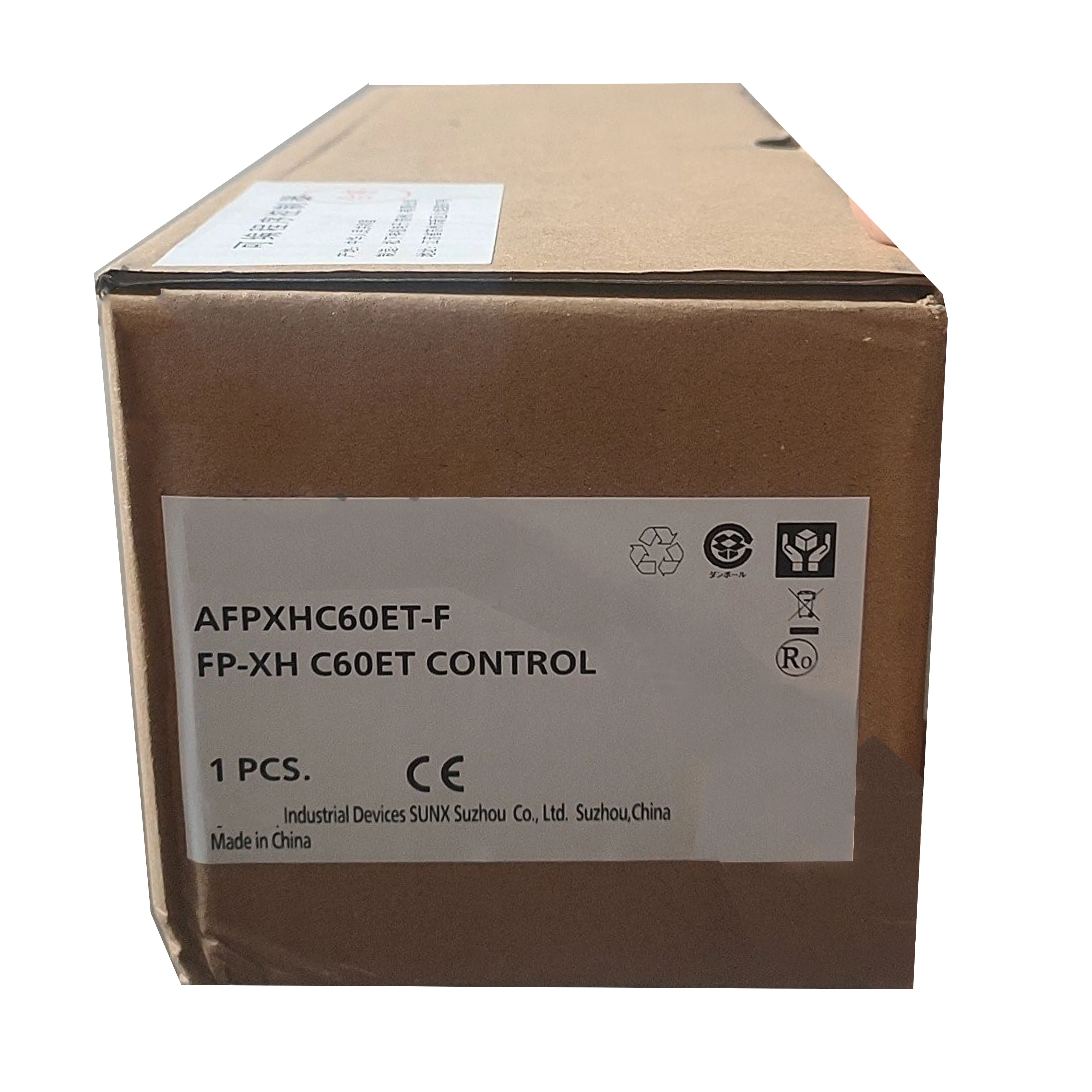 New Original AFPXHC60ET PLC Controller, FP‑XH SeriesUsed for integrated logic control and communication in industrial automation systems. Features high‑speed processing, stable operation, strong anti‑interference performance and Ethernet function.