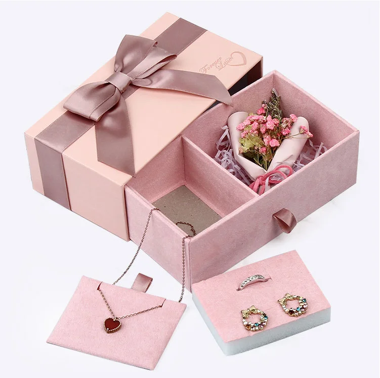 批发情人节创意礼物纸首饰盒耳环项链礼品盒包装首饰的babygirls