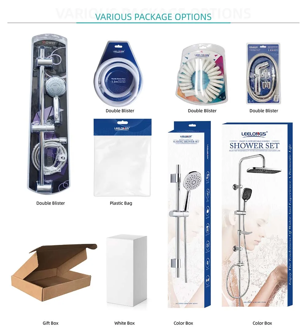 Leelongs Factory Removing Chlorine Shower Head With Kdf Filter System