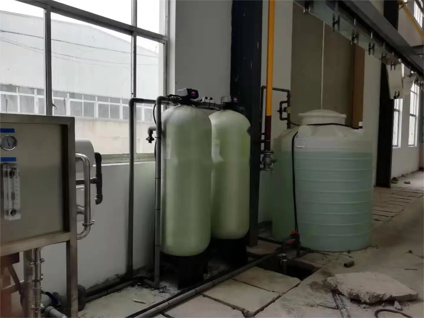 4TPH FRP резервуары Соленая вода Водопровод с обратным осмосом для скважин 2