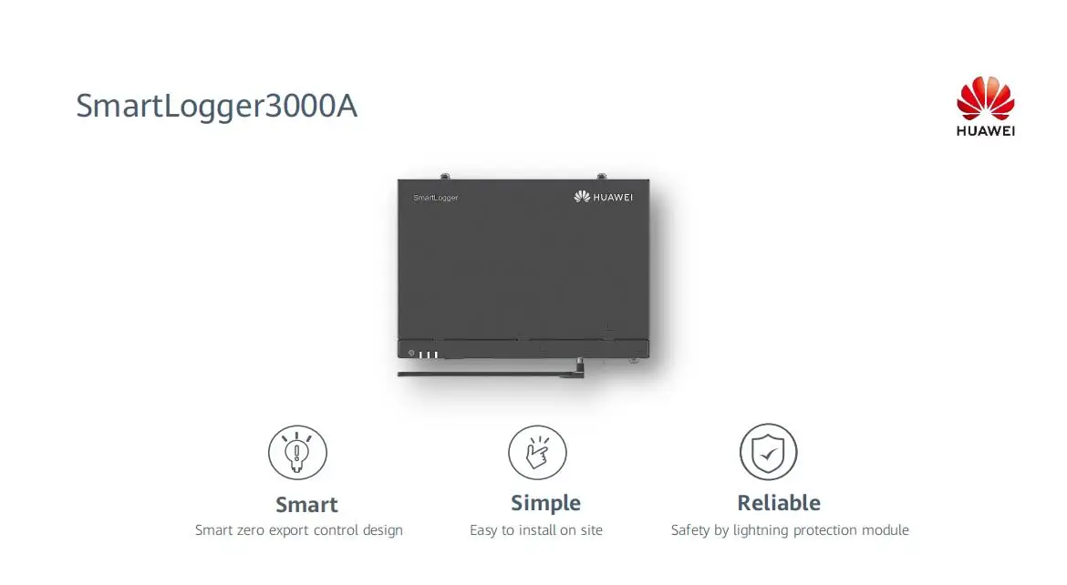 Huawei Smart Logger 3000A Smart Zero Export Huawei Wifi Module Monitor For  Huawei Inverter Solar Power System| Alibaba.com