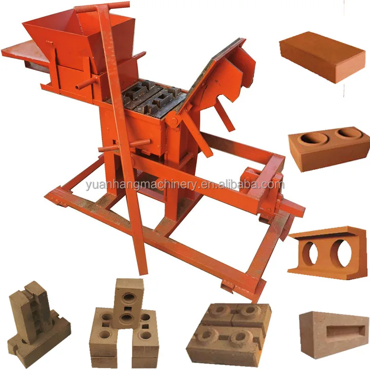 Manual Interlocking Brick Making Machine - Efficient & Durable