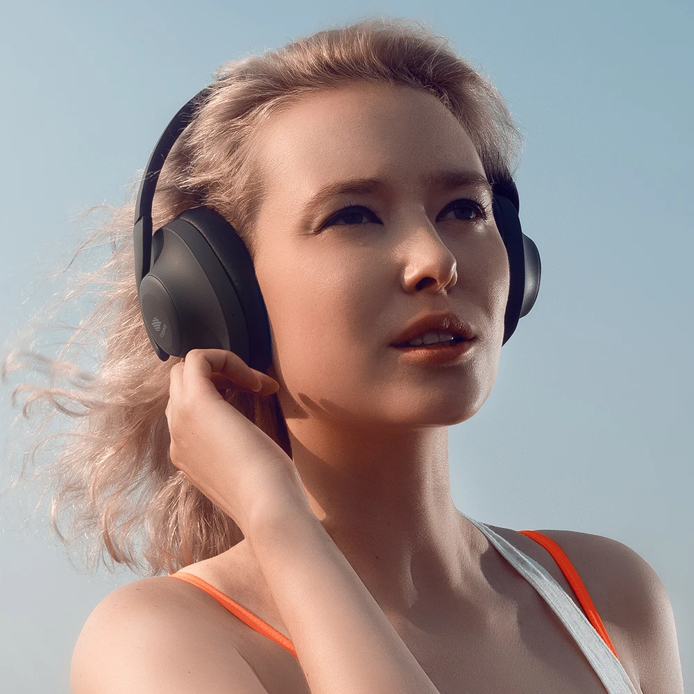 233621 Hush アクティブノイズキャンセリングヘッドホン マイク付き [100時間再生] ワイヤレス オーバーイヤー ANC ヘッドフォン ワイヤレス Bluetooth ヘッドフ 233621&frasl;ヘッドホン&frasl;アクティブノイズキャンセリングヘッドホン