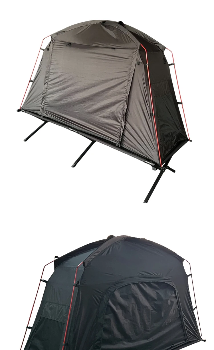 Camping Outdoor Single Bivouac Tent Marching Bed Simple Pitching Tent ...