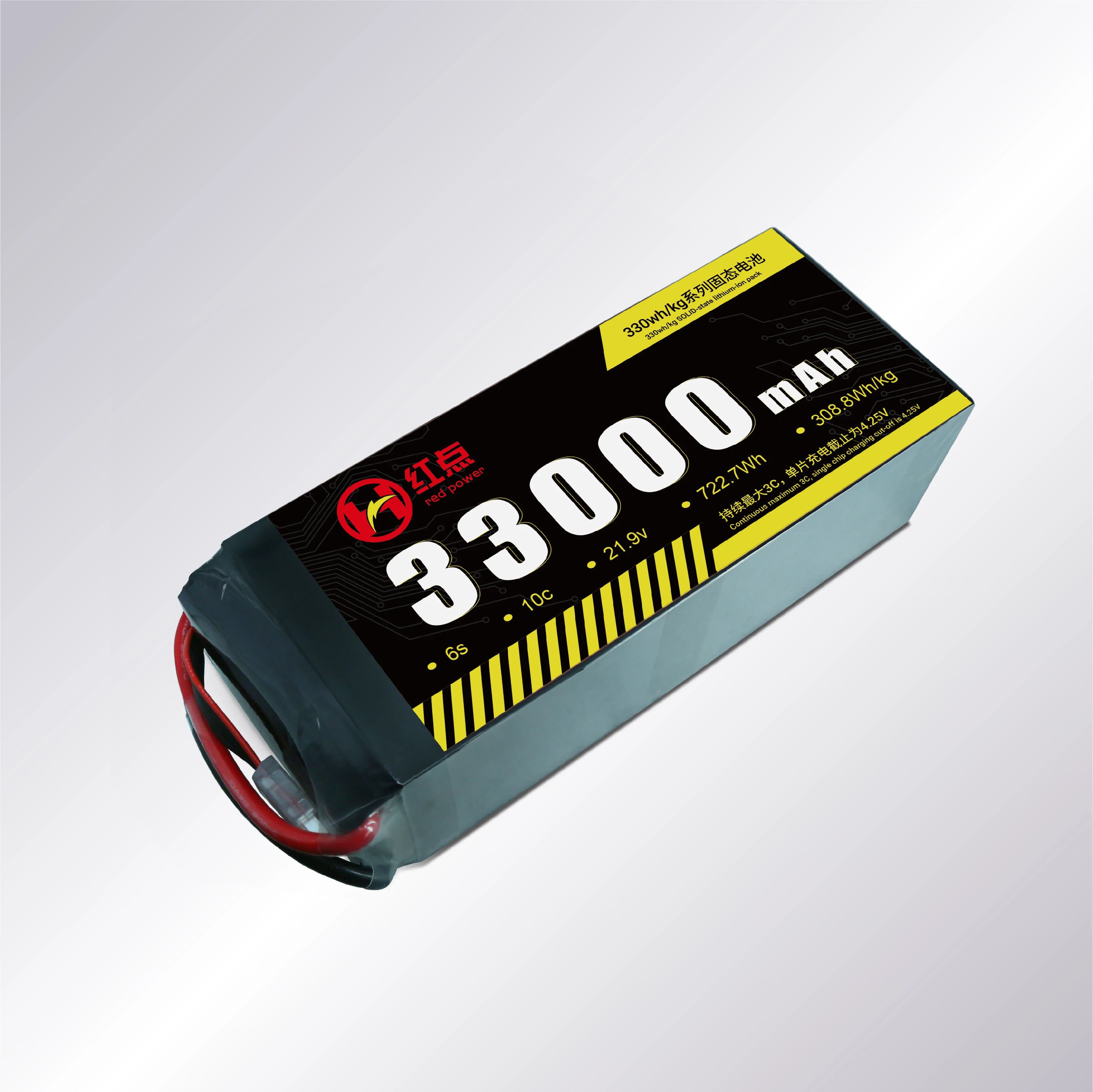 Hd Power 6s 33000mah 21.9v 10c 330wh/kg Solid State Lipo Battery Uav ...