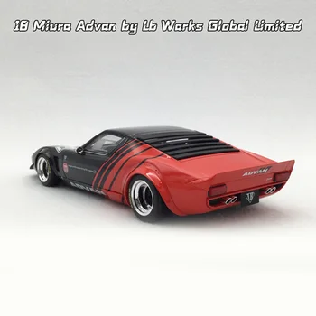 絶版 GT SPIRIT 1/18 ミウラLB Works ADVAN Lamborghini Miura LB-Works Advan 1:18 model car GT Spirit