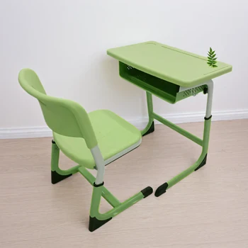 Durable and adjustable desks produced by the factory are suitable for children studying in schools or kindergartens