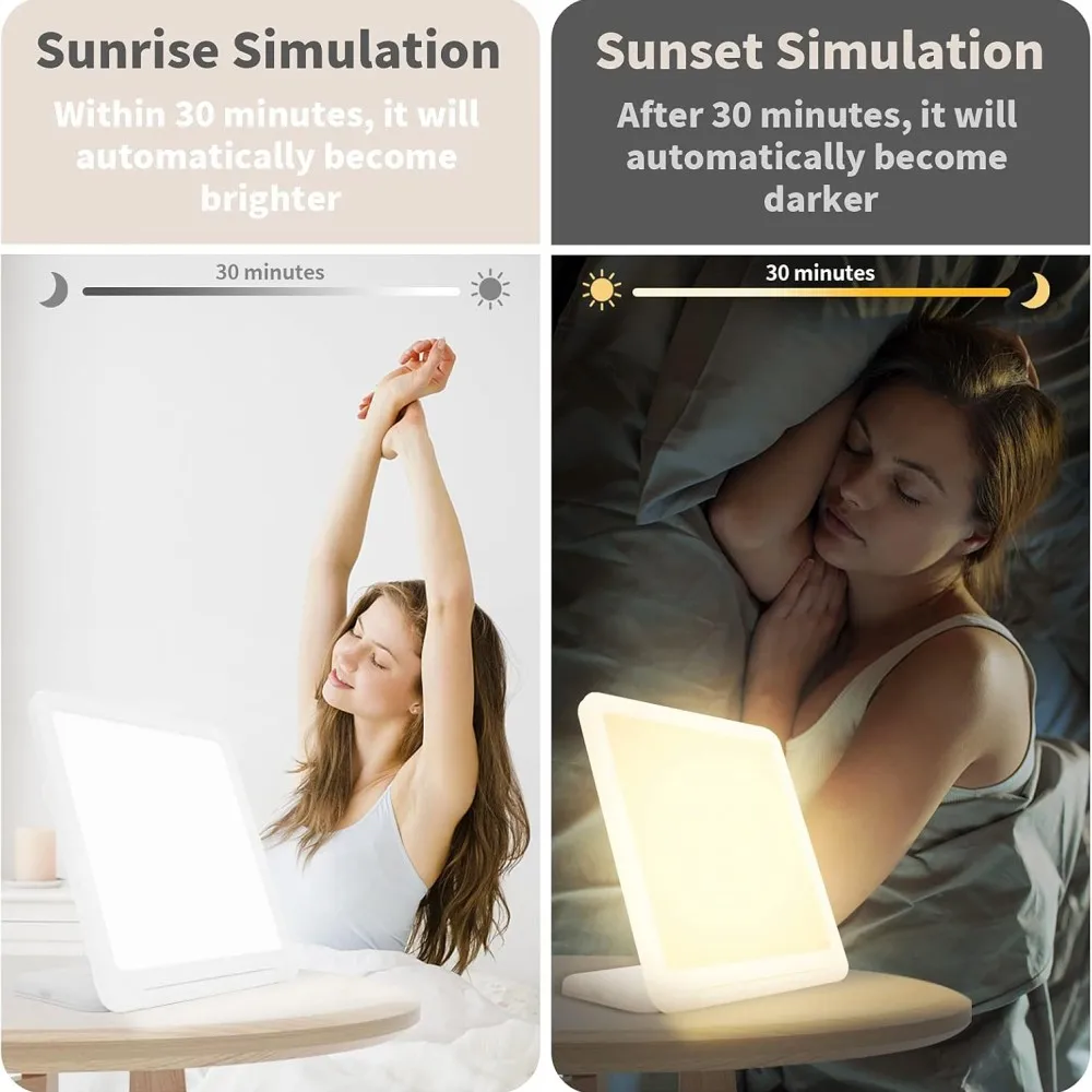 GQ-L3 Sunrise Sunset LED Optical Mood Lamp Portable Daylight SAD
