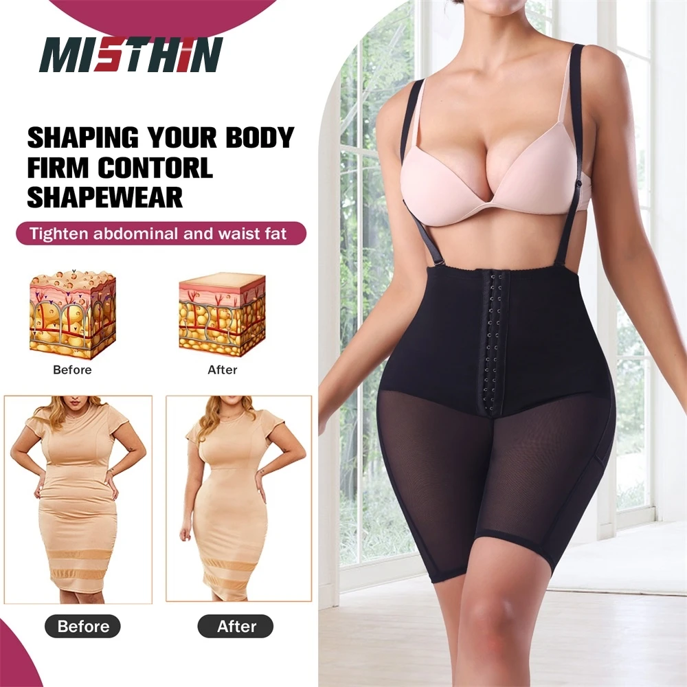 Seamless Women Shoulder Strap Shaping Underwear Body Butt Lifter Corset Panties Tummy Control Shaper Waist Trainer Shapewear factory